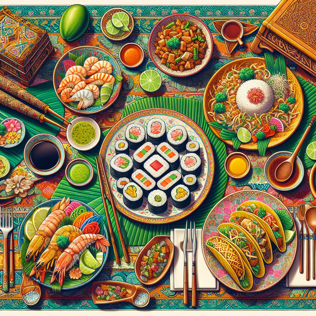 Kuliner Luar Negeri yang Populer di Indonesia: Dari Sushi Hingga Tacos