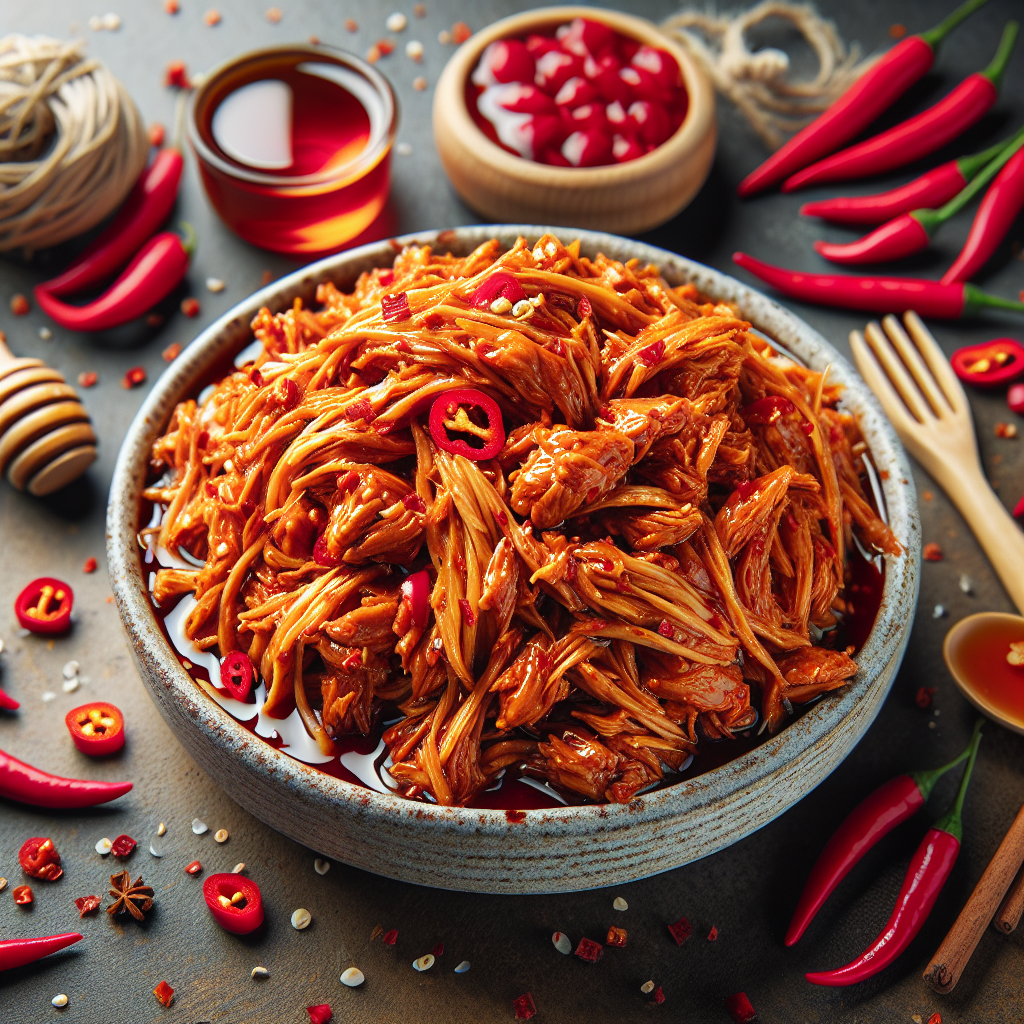 Lezatnya Kenikmatan Ayam Suwir Pedas Manis yang Menguggah Selera