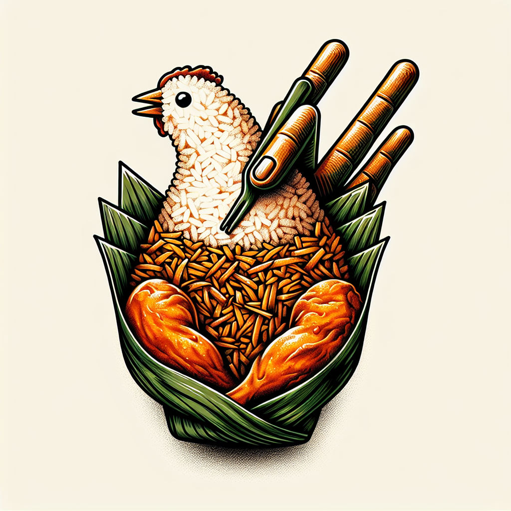 Kreasi Unik Nasi Bakar Ayam Suwir Pedas